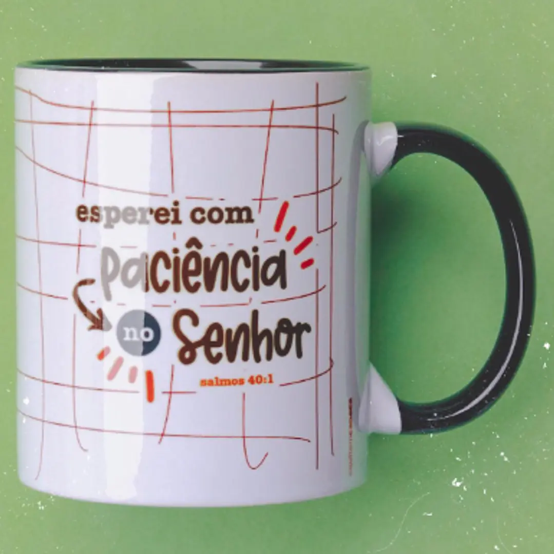 Artes para Caneca Só um minuto que eu já volto em Png 2