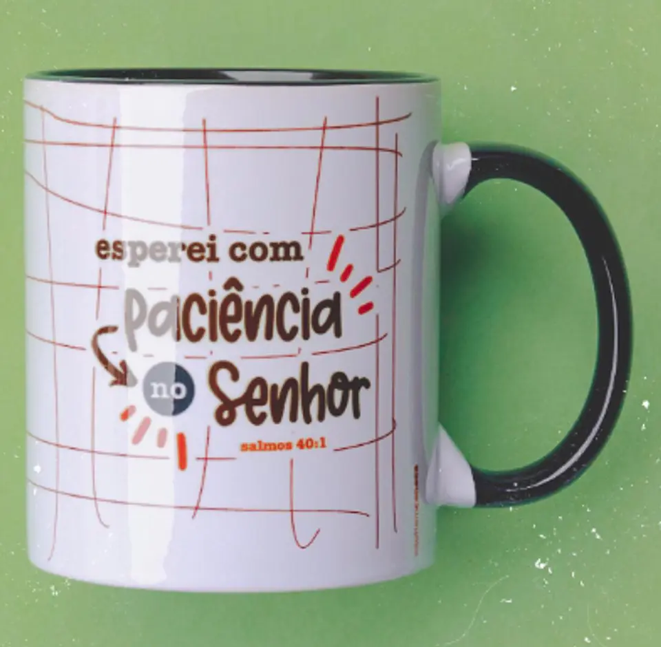Artes para Caneca Só um minuto que eu já volto em Png 2