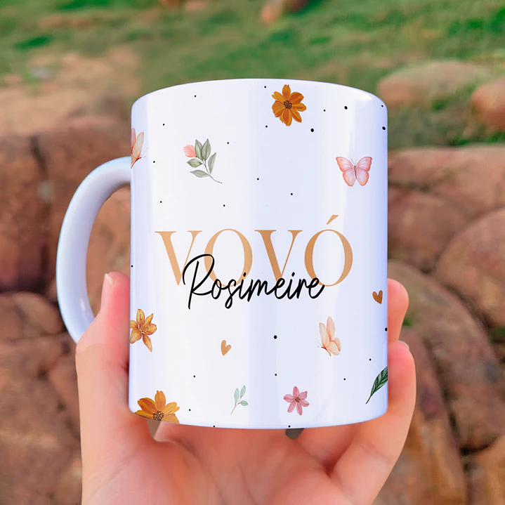 Artes para Caneca Vovó Mãe Desde e Avó Desde em Png  2