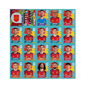 Figurinhas Espanha Copa 2026 para Imprimir (PDF) | Seleção Completa