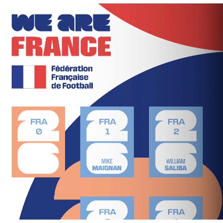 Figurinhas França Copa 2026 para Imprimir (PDF) | Seleção Completa 3