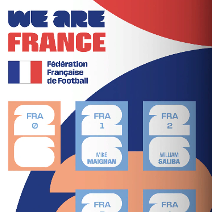 Figurinhas França Copa 2026 para Imprimir (PDF) | Seleção Completa 3