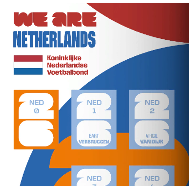 Figurinhas Holanda Copa 2026 para Imprimir (PDF) | Seleção Completa 3
