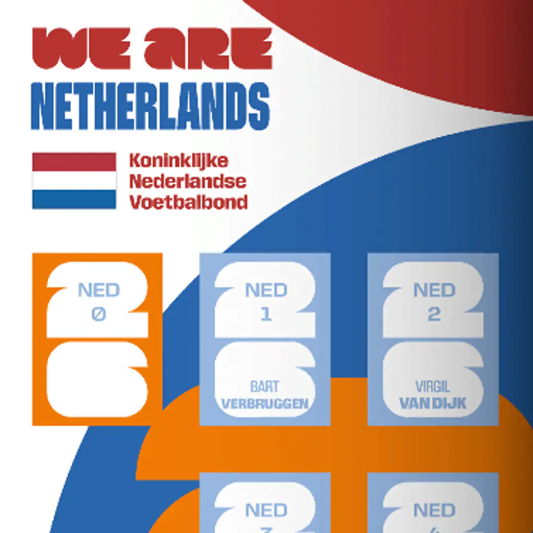 Figurinhas Holanda Copa 2026 para Imprimir (PDF) | Seleção Completa 3