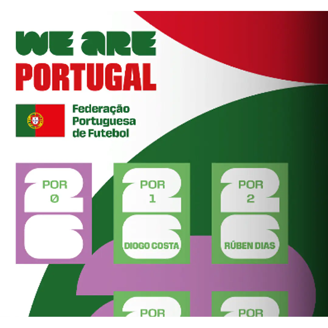Figurinhas Portugal Copa 2026 para Imprimir (PDF) | Seleção Completa 3