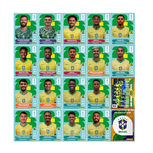 Figurinhas Brasil Copa 2026 para Imprimir (PDF) | Seleção Completa