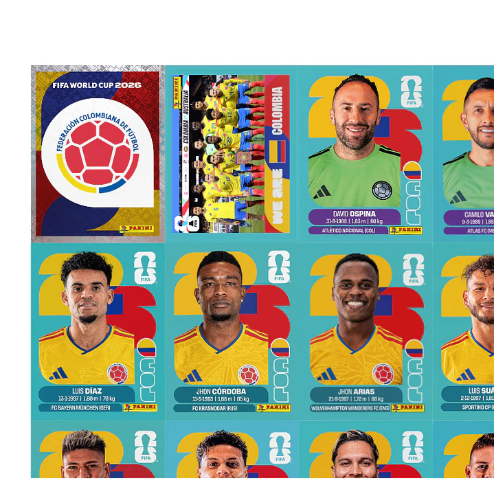 Figurinhas Copa do Mundo 2026 para Imprimir Arquivo PDF 6