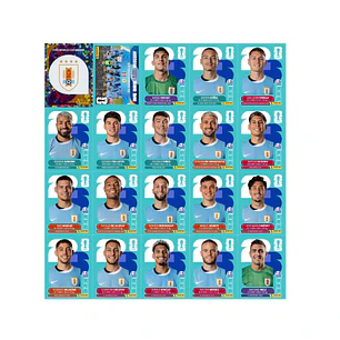 Figurinhas Uruguai Copa 2026 para Imprimir (PDF) | Seleção Completa