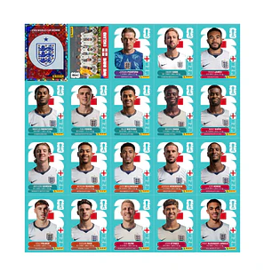 Figurinhas Inglaterra Copa 2026 para Imprimir (PDF) | Seleção Completa