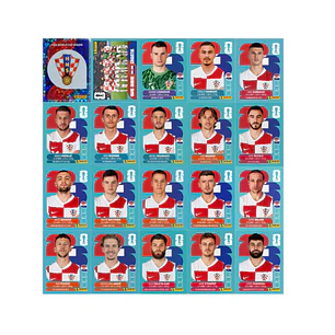 Figurinhas Croácia Copa 2026 para Imprimir (PDF) | Seleção Completa