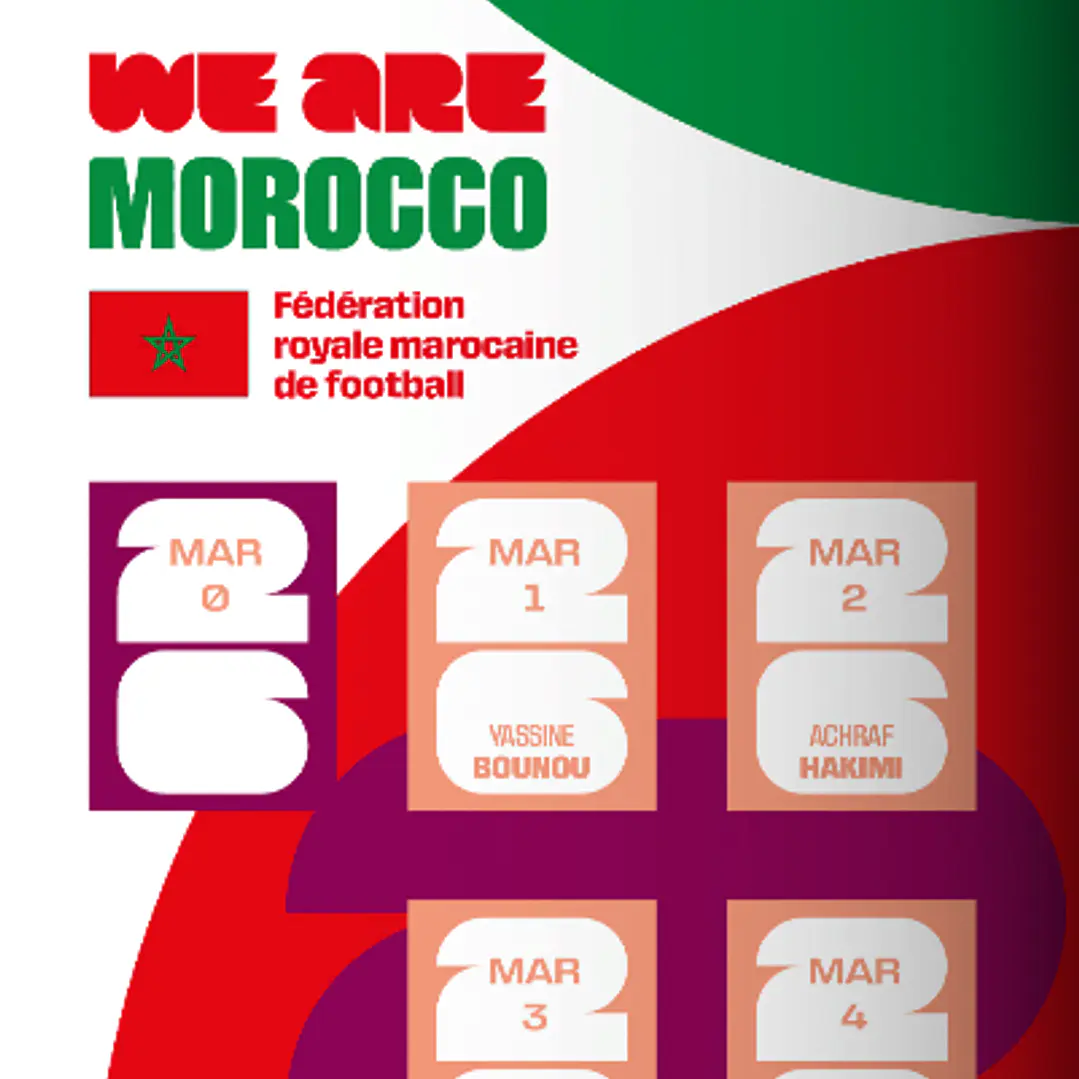 Figurinhas Marrocos Copa 2026 para Imprimir (PDF) | Seleção Completa 3