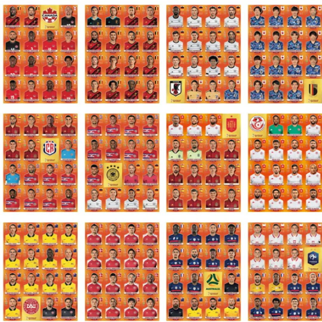 Figurinhas da Copa 2022 em PDF - Todas Figurinhas para Imprimir 2