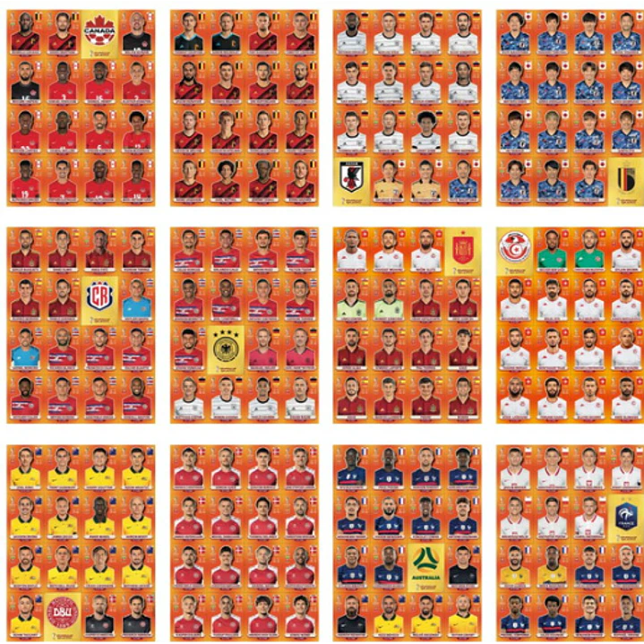 Figurinhas da Copa 2022 em PDF - Todas Figurinhas para Imprimir 2