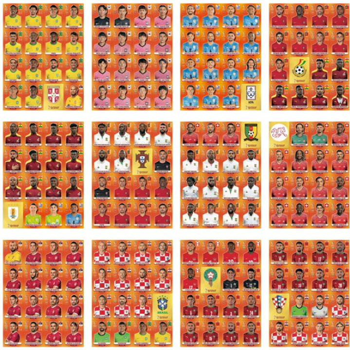 Figurinhas da Copa 2022 em PDF - Todas Figurinhas para Imprimir 3