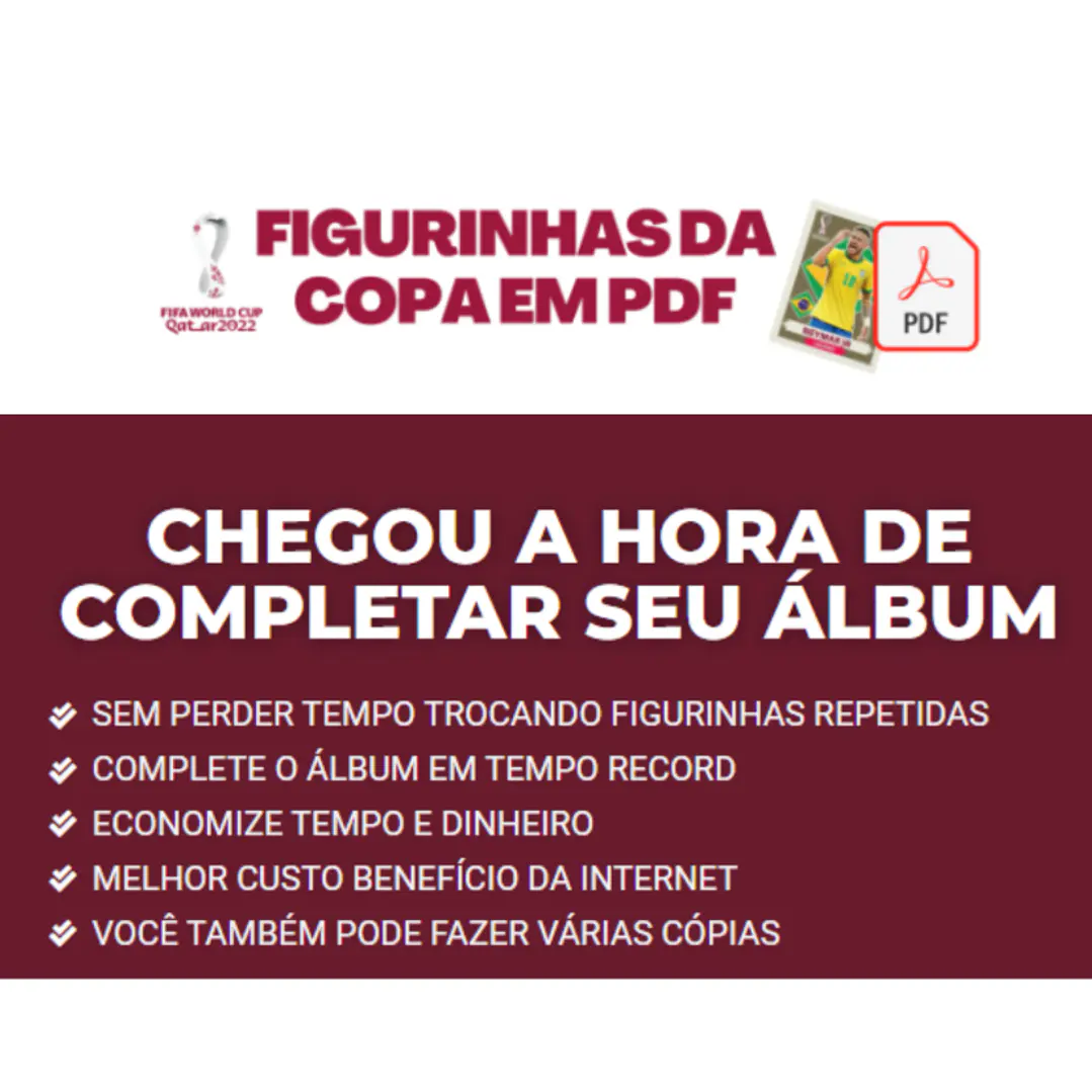 Figurinhas da Copa 2022 em PDF - Todas Figurinhas para Imprimir 4