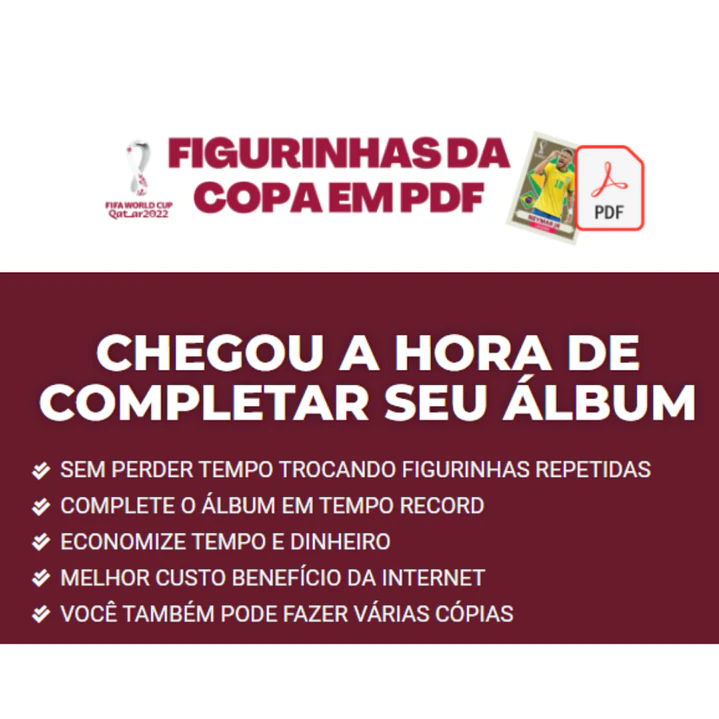 Figurinhas da Copa 2022 em PDF - Todas Figurinhas para Imprimir 4
