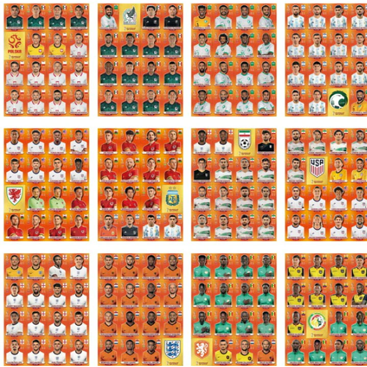 Figurinhas da Copa 2022 em PDF - Todas Figurinhas para Imprimir 6