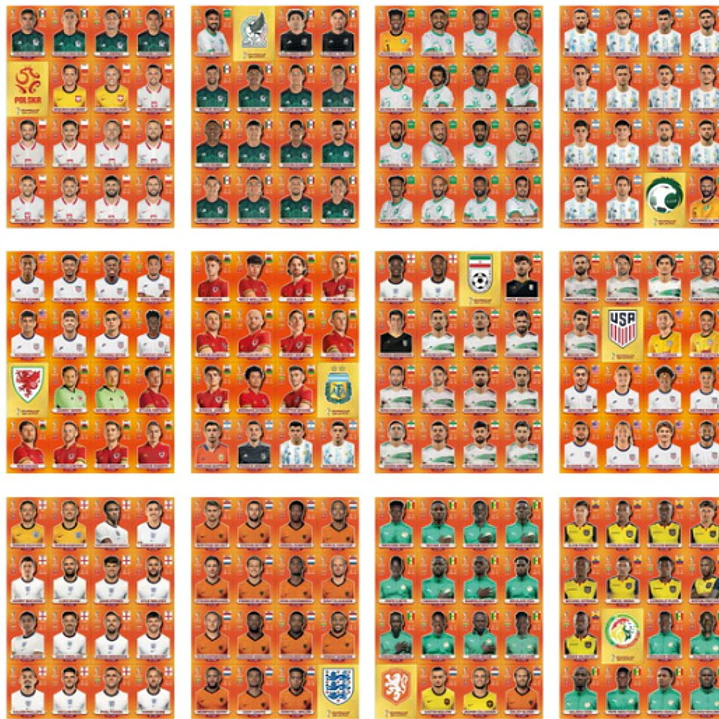 Figurinhas da Copa 2022 em PDF - Todas Figurinhas para Imprimir 6
