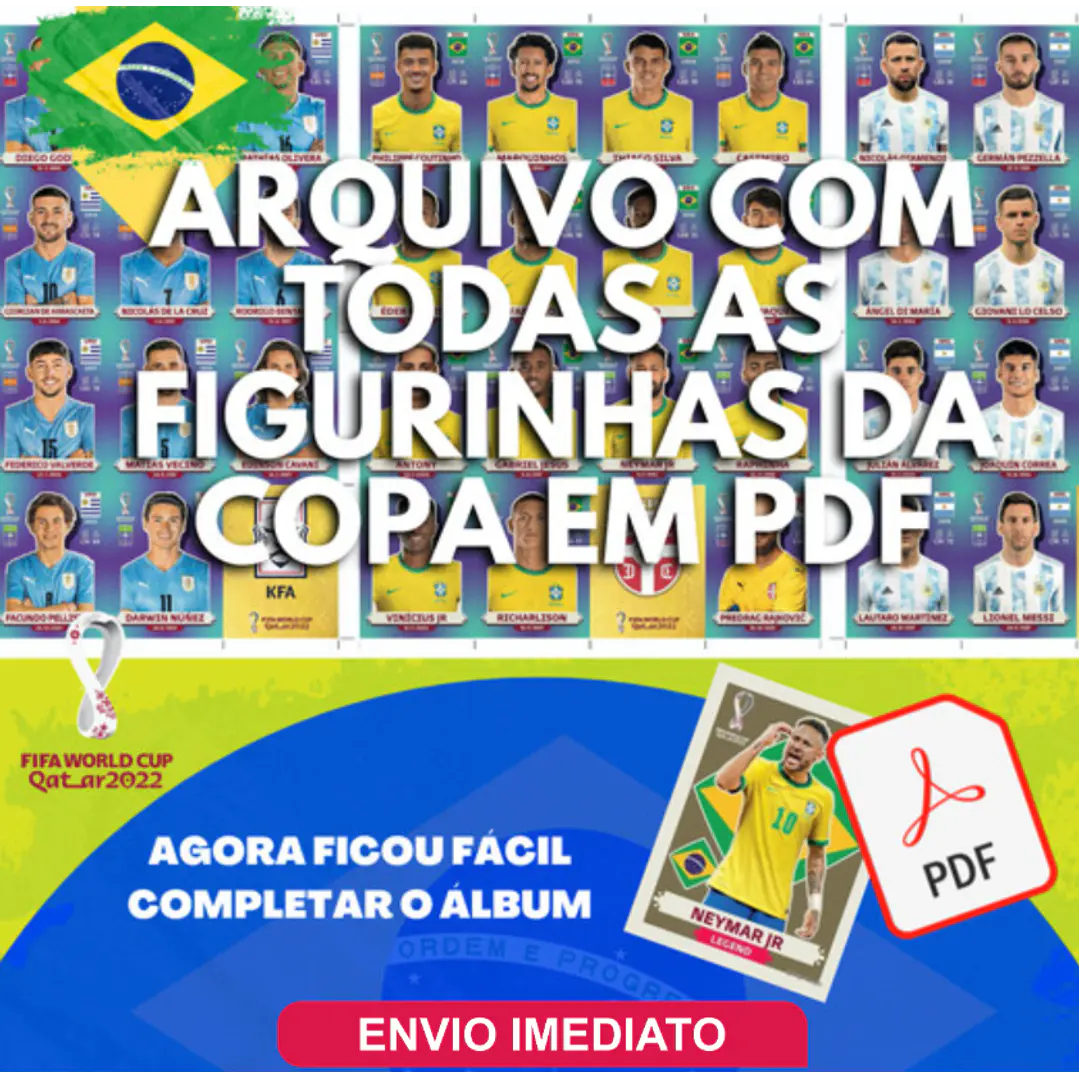 Figurinhas da Copa 2022 em PDF - Todas Figurinhas para Imprimir 1