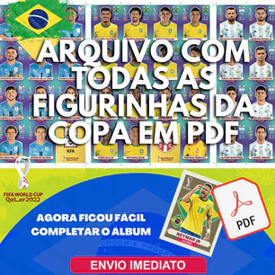 Figurinhas da Copa 2022 em PDF - Todas Figurinhas para Imprimir