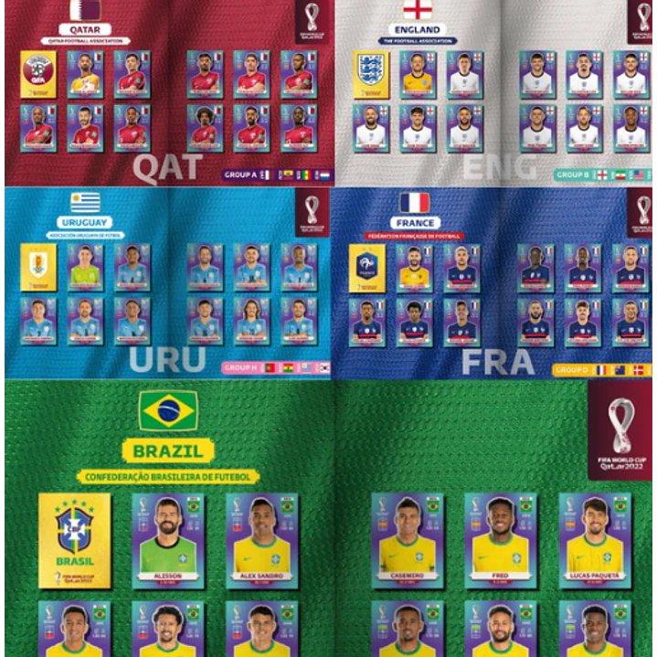 Figurinhas da Copa 2022 em PDF - Todas Figurinhas para Imprimir 9