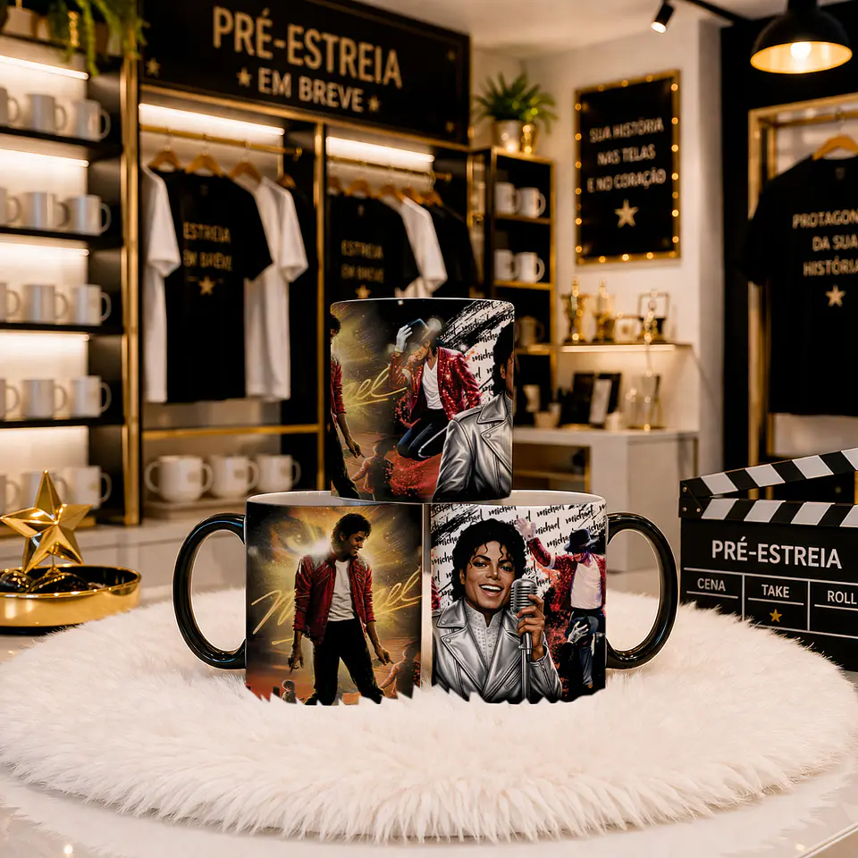 5 Artes para Caneca Michael Jackson Arquivo em Png 2