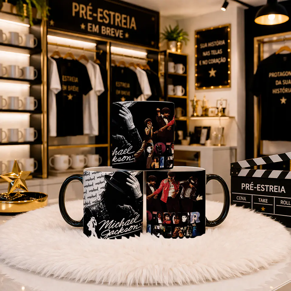 5 Artes para Caneca Michael Jackson Arquivo em Png 4
