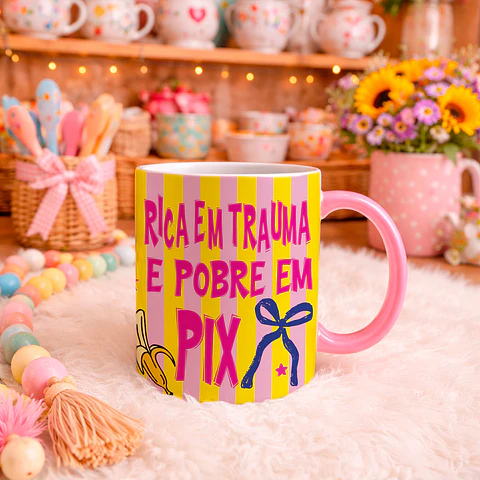 7 Artes para Caneca Frases Vibes Arquivo Editável 