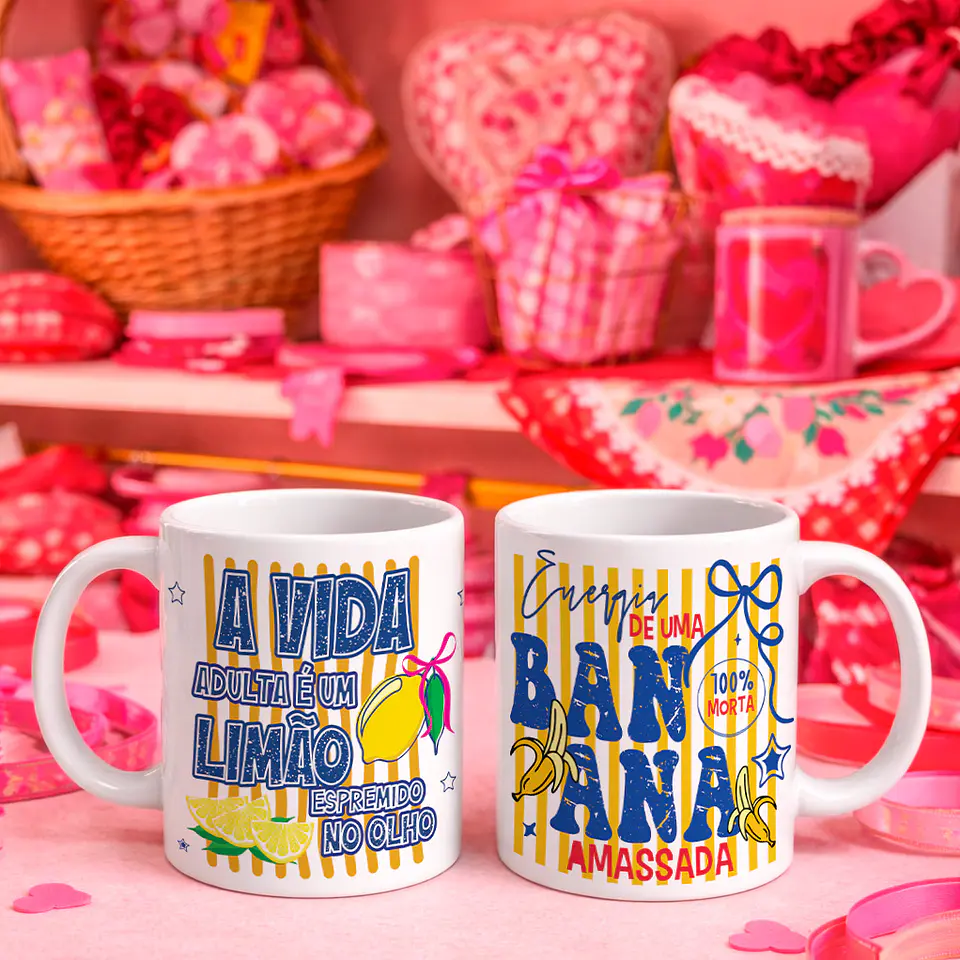 7 Artes para Caneca Frases Vibes Arquivo Editável  3