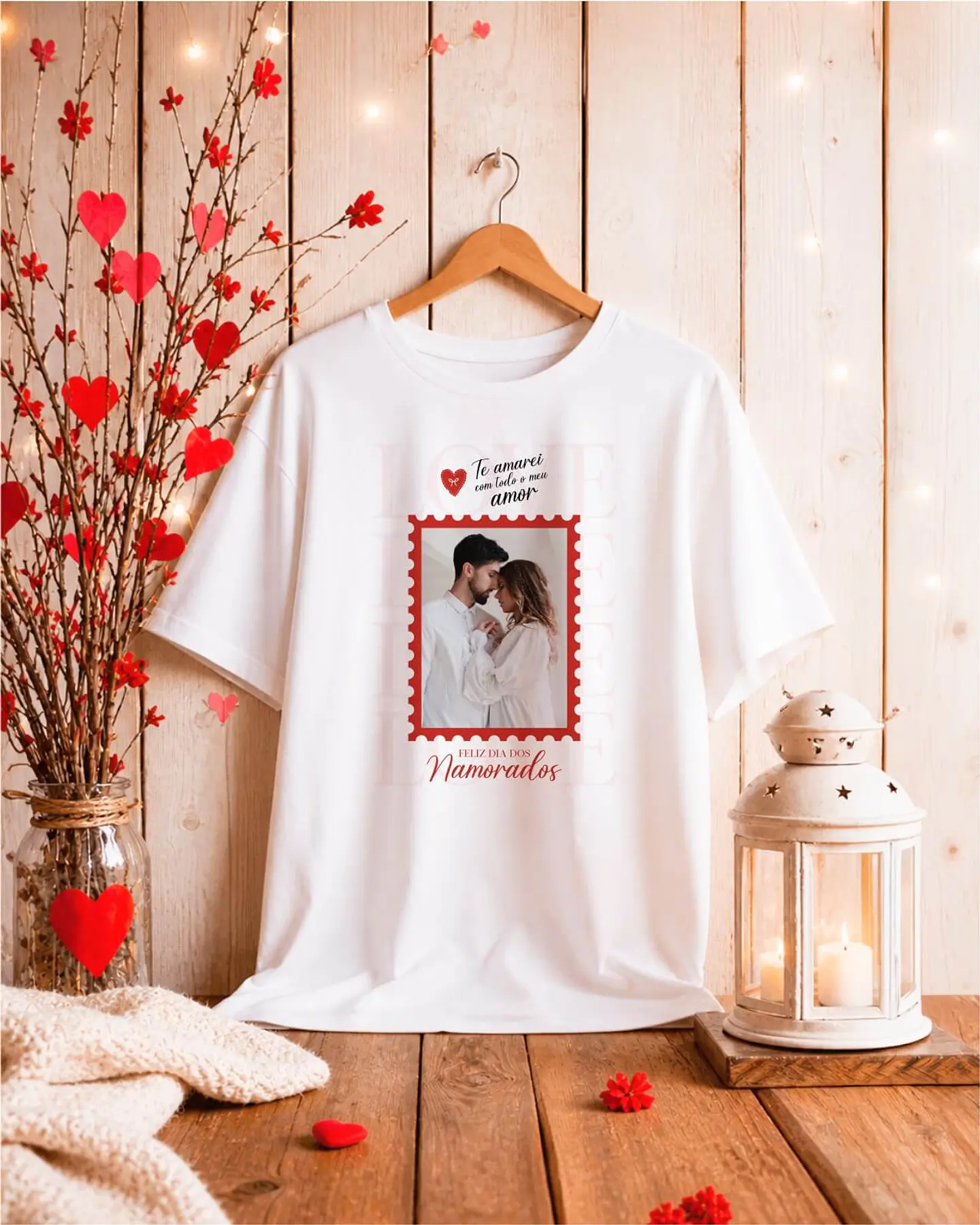 16 Artes para Camisa Dia dos Namorados Com Foto Arquivo Editável 3