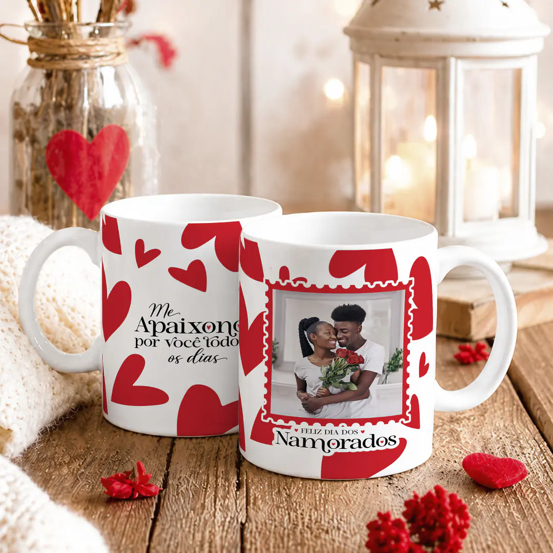 16 Artes para Caneca Dia dos Namorados Com Foto Arquivo Editavel 2