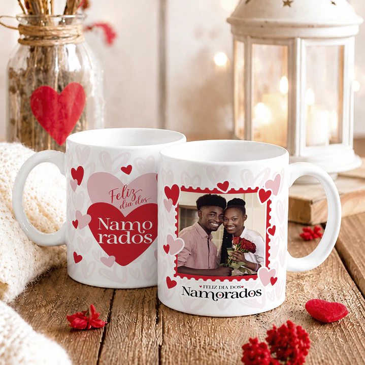 16 Artes para Caneca Dia dos Namorados Com Foto Arquivo Editavel 3