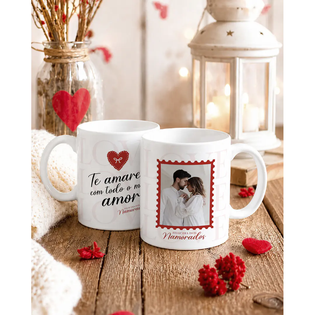16 Artes para Caneca Dia dos Namorados Com Foto Arquivo Editavel 4