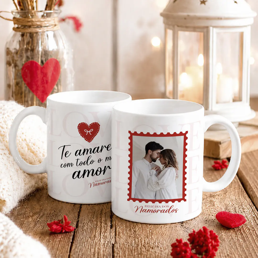 16 Artes para Caneca Dia dos Namorados Com Foto Arquivo Editavel 4