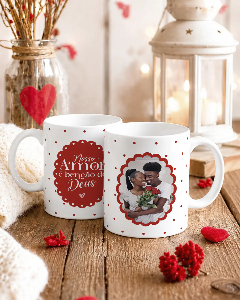 16 Artes para Caneca Dia dos Namorados Com Foto Arquivo Editavel 5