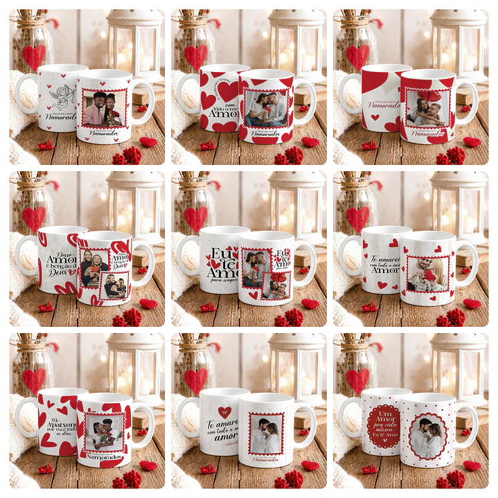 16 Artes para Caneca Dia dos Namorados Com Foto Arquivo Editavel 7