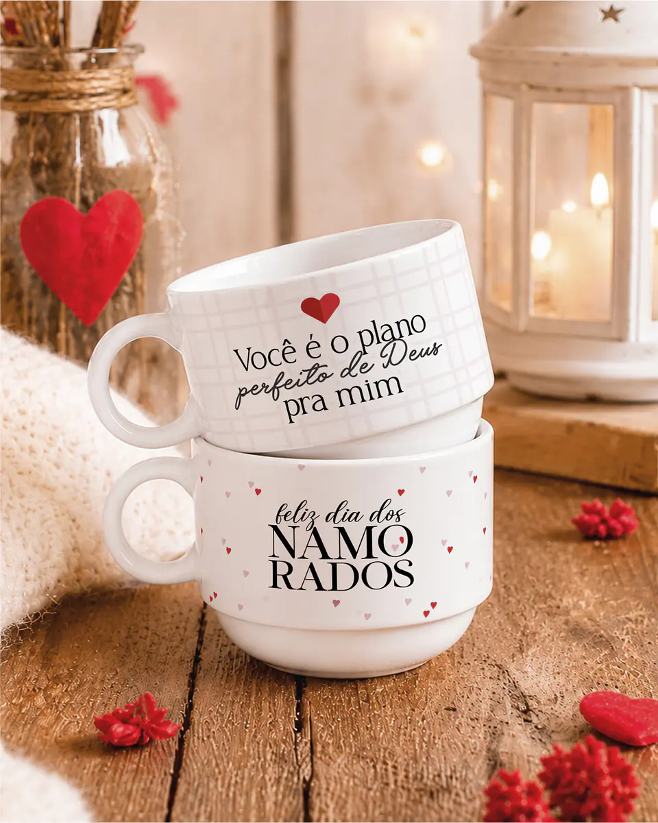 16 Artes para Xícaras Dia dos Namorados Arquivo Editável 5