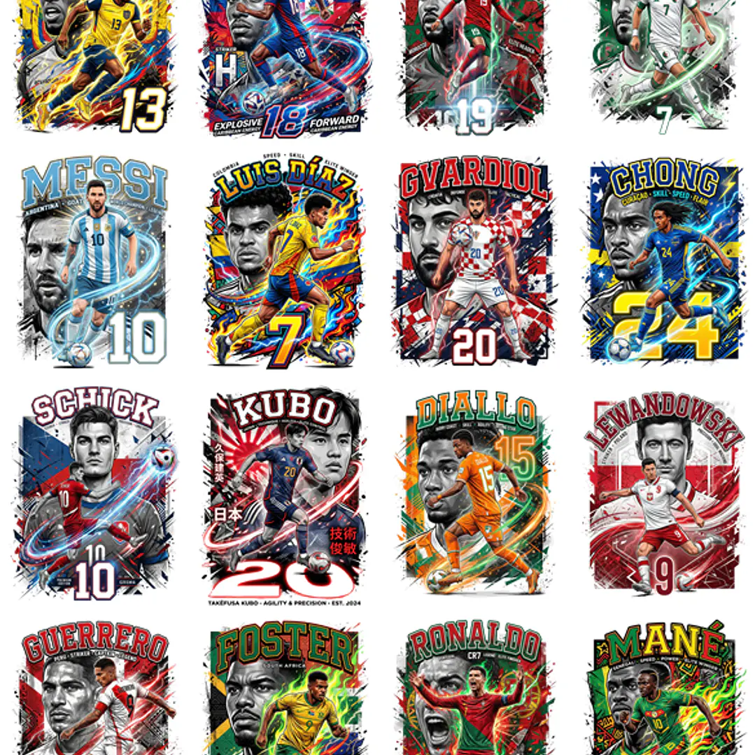 19 Artes para Camisa Seleções da Copa do Mundo de Futebol Arquivo em Png 1