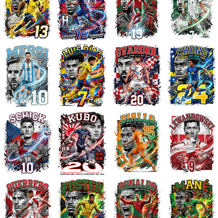 19 Artes para Camisa Seleções da Copa do Mundo de Futebol Arquivo em Png 1