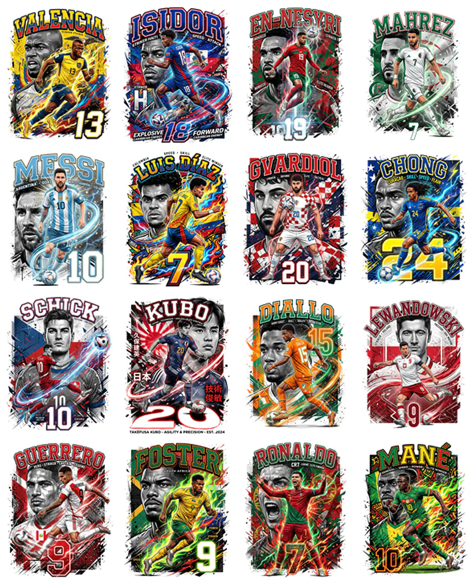 19 Artes para Camisa Seleções da Copa do Mundo de Futebol Arquivo em Png 1