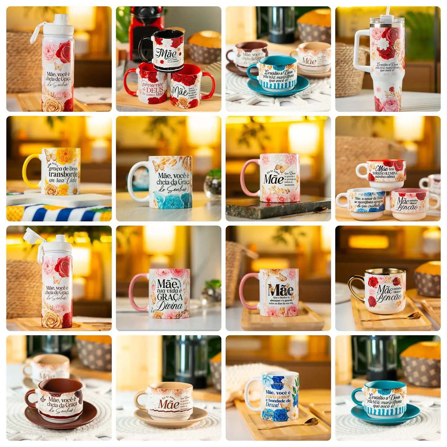 20 Artes para Caneca e Azulejo Mãe é Benção Arquivo em Png 6