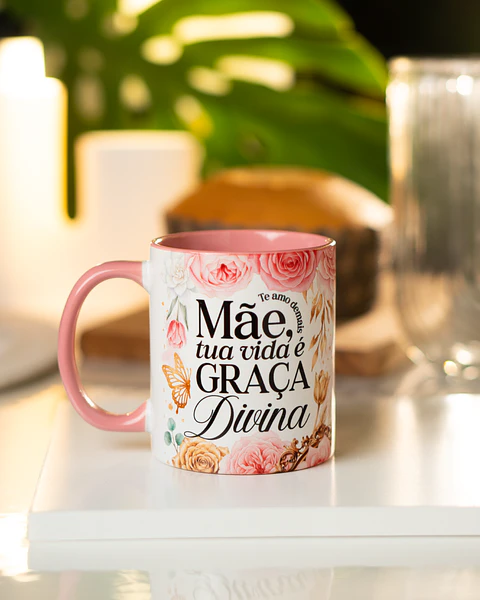 20 Artes para Caneca e Azulejo Mãe é Benção Arquivo em Png
