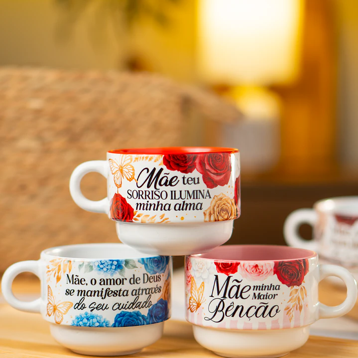 20 Artes para Caneca e Azulejo Mãe é Benção Arquivo em Png 3