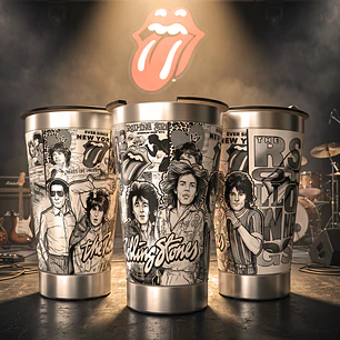 20 Artes para Copo Gravação a Laser Rockstars Vol. 1 Arquivo em Jpg 