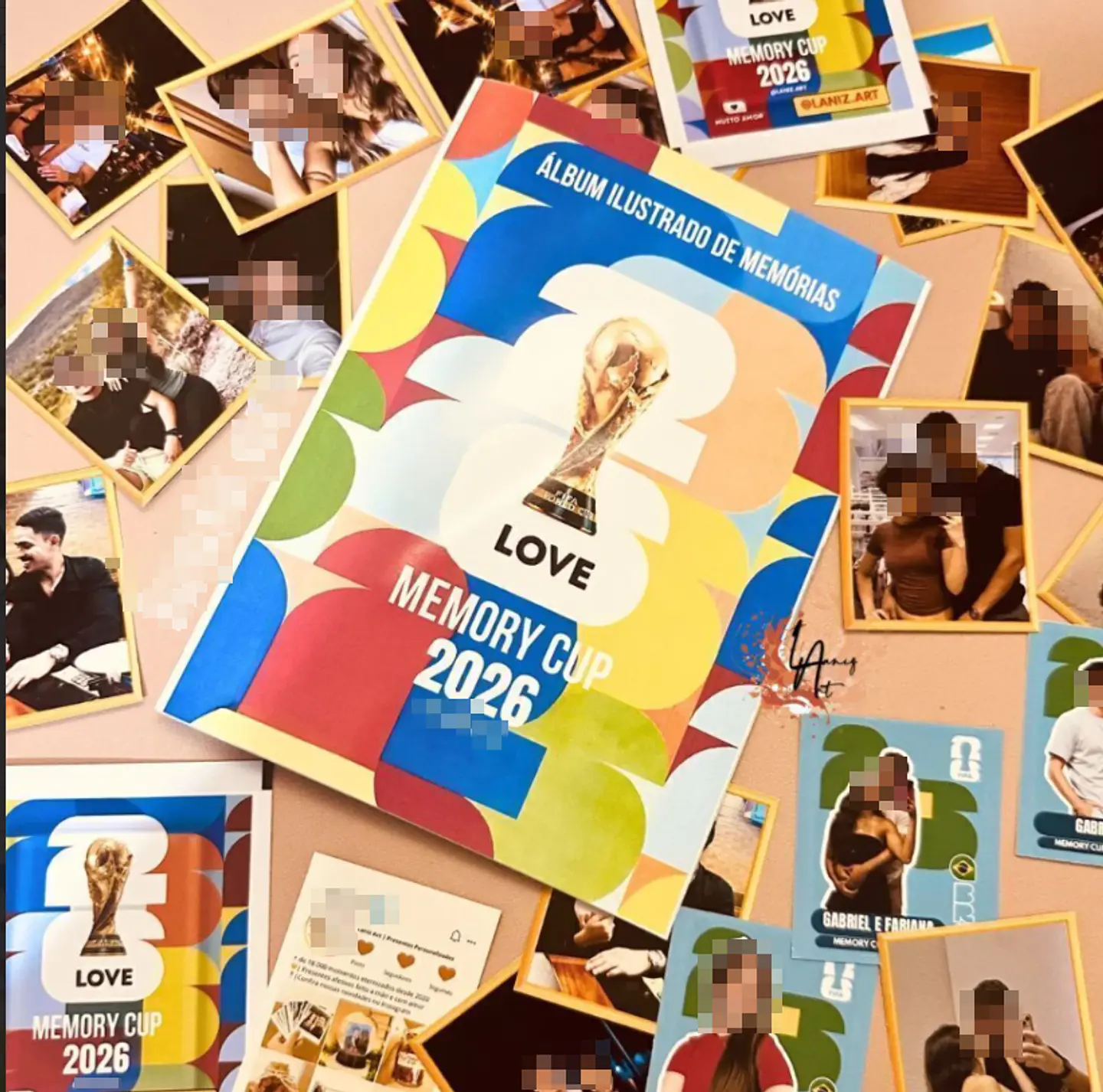 Arquivo Album Copa 2026 Casal Melhores Momentos Dia dos Namorados Editável  11