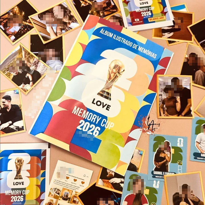 Arquivo Album Copa 2026 Casal Melhores Momentos Dia dos Namorados Editável  1