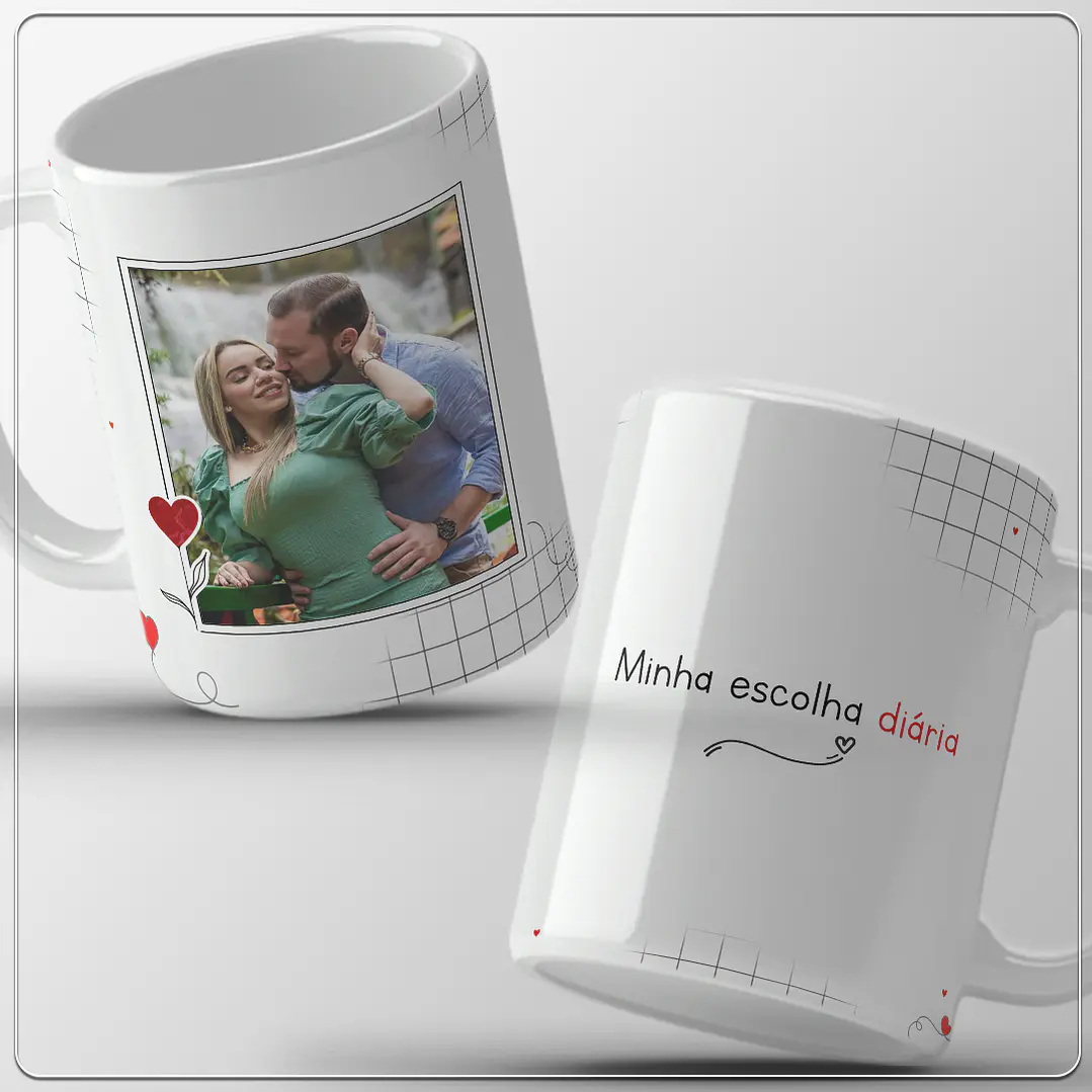 7 Artes para Caneca Minimalista Dia dos Namorados Arquivo em Png  2