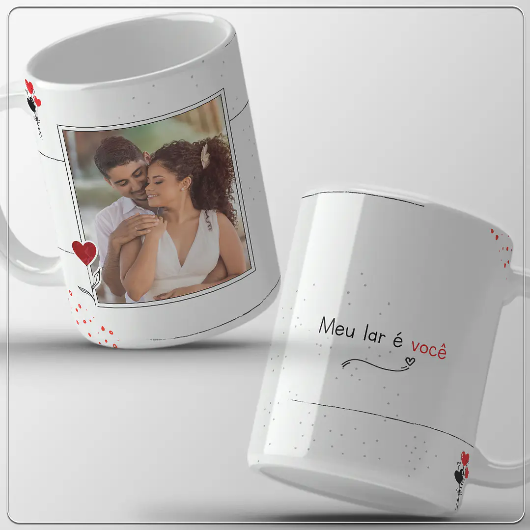 7 Artes para Caneca Minimalista Dia dos Namorados Arquivo em Png  7