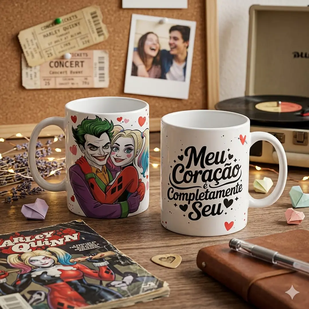 15 Artes para Caneca Dia dos Namorados Personagens Arquivo em Png  2