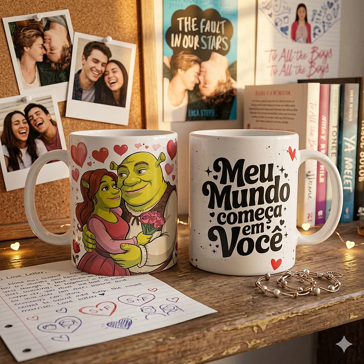 15 Artes para Caneca Dia dos Namorados Personagens Arquivo em Png  3